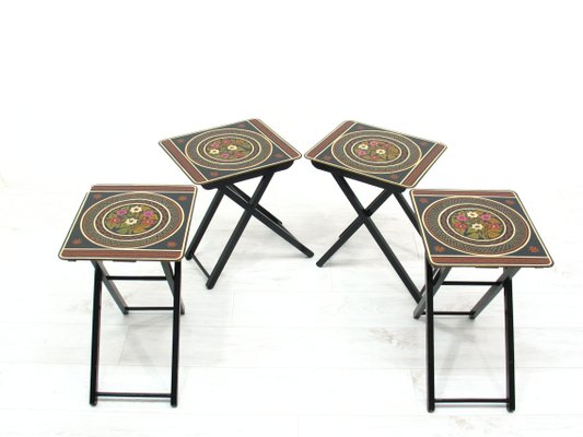 Folding Tables, 1970s, Set of 4-WVA-1335300