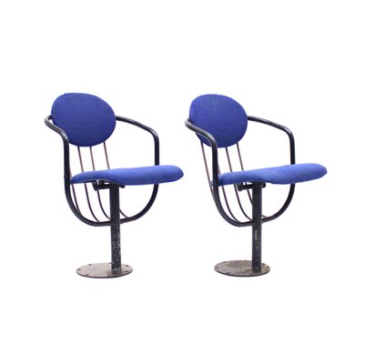 Folding Theatre Chairs by Poul Henningsen for Andreas Christensen, 1950s, Set of 2-KQ-729490