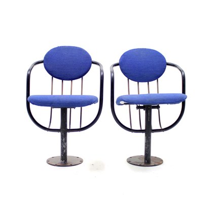 Folding Theatre Chairs by Poul Henningsen for Andreas Christensen, 1950s, Set of 2-KQ-729490