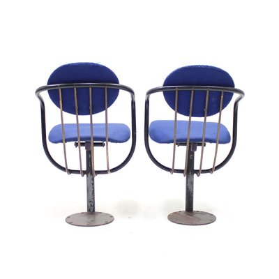 Folding Theatre Chairs by Poul Henningsen for Andreas Christensen, 1950s, Set of 2-KQ-729490