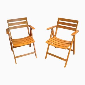 Folding Wooden Armchairs by Clairitex, Set of 2-BA-1365868