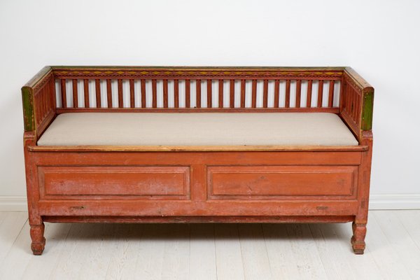 Folk Art Northern Swedish Bench-MJF-1786055