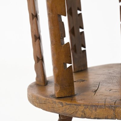 Folk Art Side Chair-VT-1815817