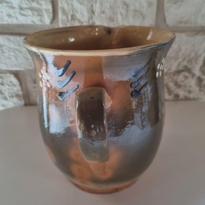 Folk Art Wabi Wabi Glazed Earthenware Pitcher from Savoie, 1950s-GSF-1812807