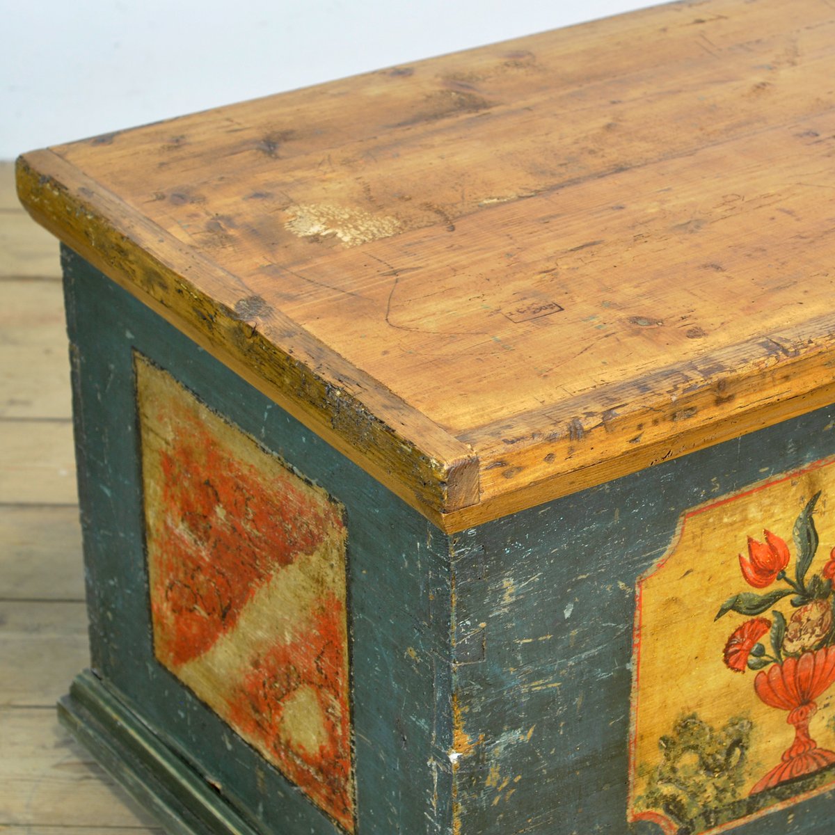 Folk Art Wedding Chest, 1870s