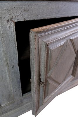 Food Cabinet Painted in Grey, 1720s-UY-2027295