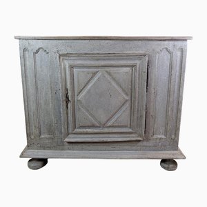 Food Cabinet Painted in Grey, 1720s-UY-2027295