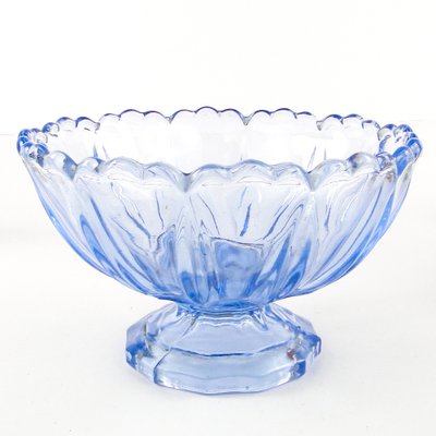 Footed Ring Bowl from Ząbkowice Glassworks, 1950s-BKO-1823443