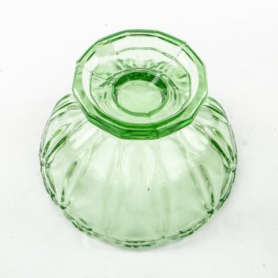 Footed Ring Bowl from Ząbkowice Glassworks, 1950s-BKO-1823434