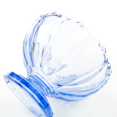 Footed Ring Bowl from Ząbkowice Glassworks, 1950s-BKO-1823435