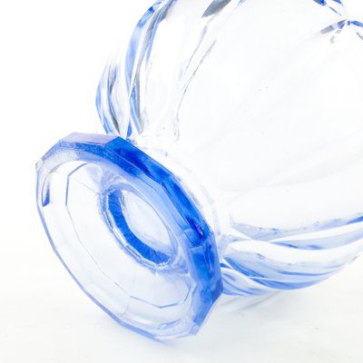 Footed Ring Bowl from Ząbkowice Glassworks, 1950s-BKO-1823435