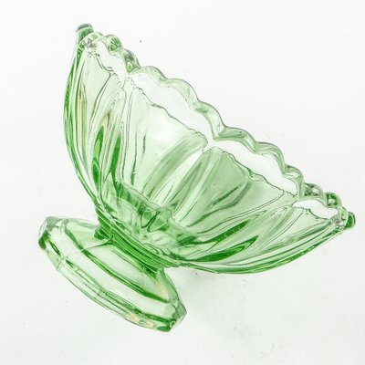 Footed Ring Bowl from Ząbkowice Glassworks, 1950s-BKO-1823434