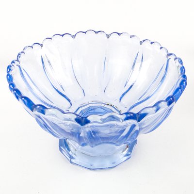 Footed Ring Bowl from Ząbkowice Glassworks, 1950s-BKO-1823443