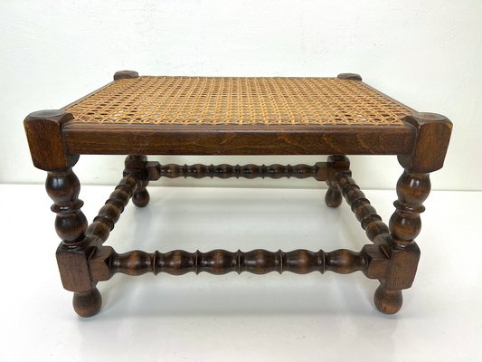 Footstool with Cane Top from H.Pander & Zonen, 1890s-WZZ-1393714