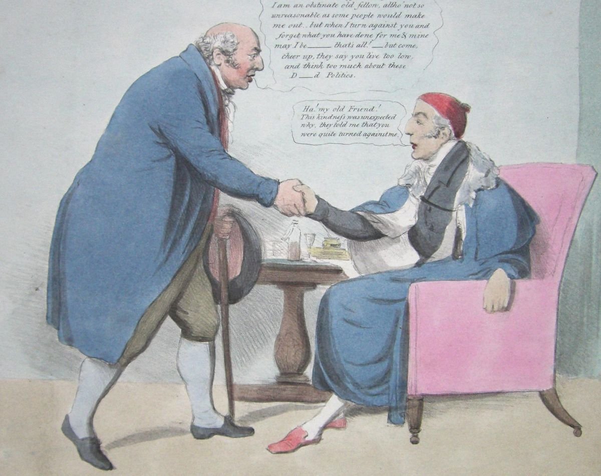 For Auld Lang Syne - Lithograph by J. Doyle - 1831 1831