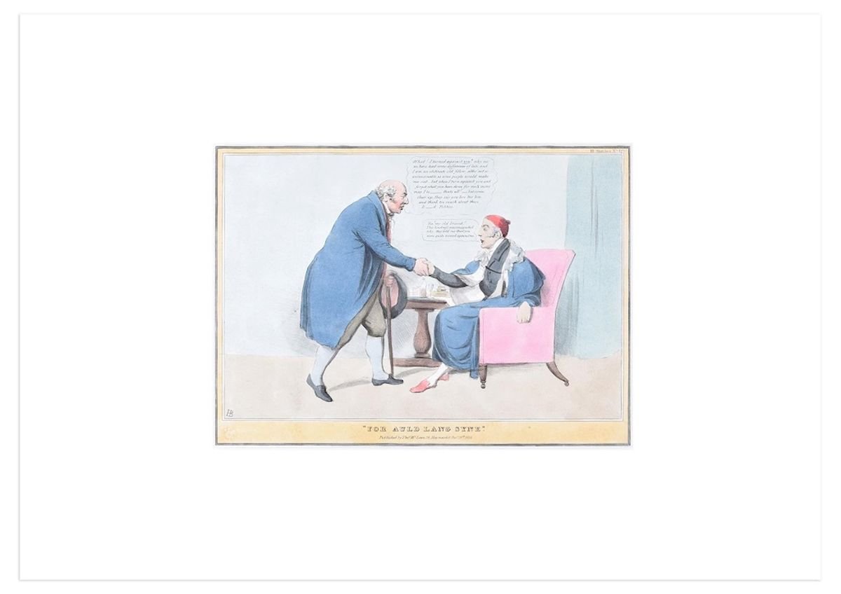 For Auld Lang Syne - Lithograph by J. Doyle - 1831 1831