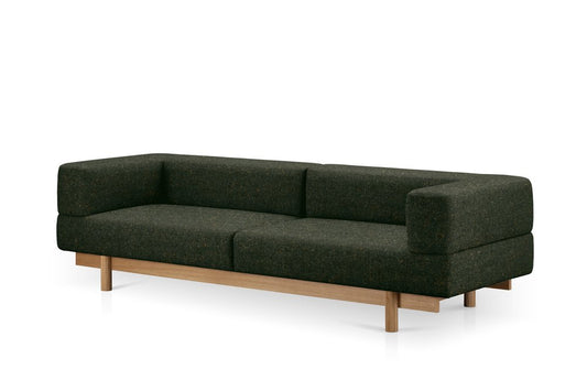 Forest Green Alchemist Three-Seater Sofa by etc.etc. for Emko