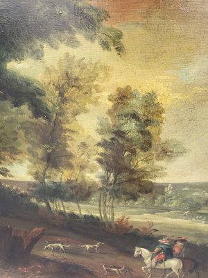 Forest Landscape, 19th Century, Oil on Canvas, Framed-SYQ-1726294