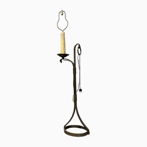 Forged Iron Torch Floor Lamp by Jean-Pierre Ryckaert-MWB-1817890