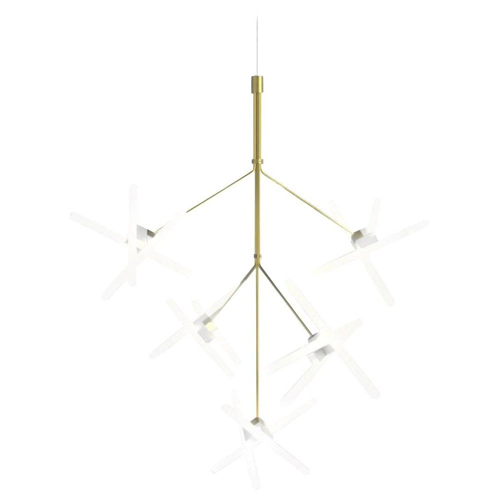 Forgotten Steel Chandelier Lamp by Pepe Cortes for BD Barcelona