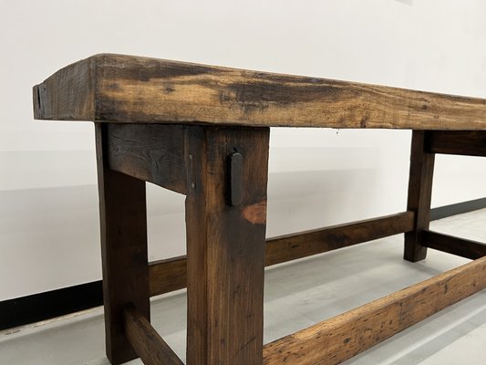 Former French Workbench in Oak, 1950s-WKI-1752588