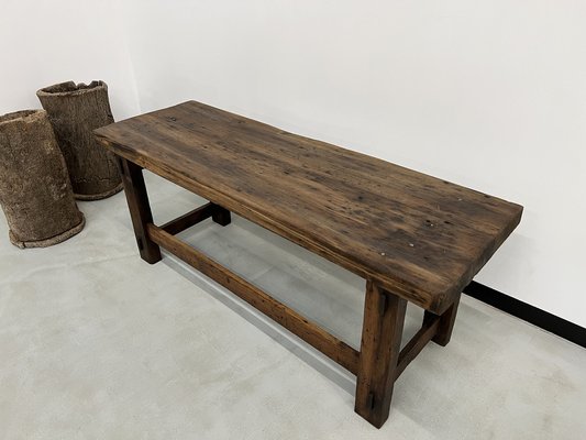 Former French Workbench in Oak, 1950s-WKI-1752588