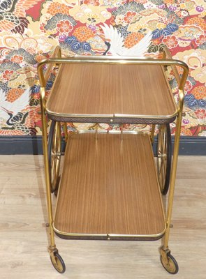 Formica and Brass Bar Cart, 1960s-AFE-1132170