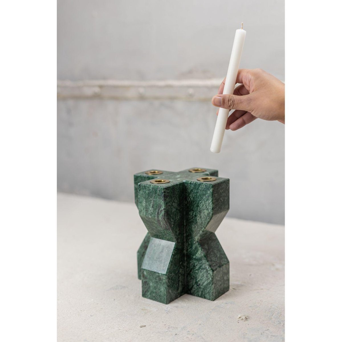 Fort Marble Candle Holder by Essenzia