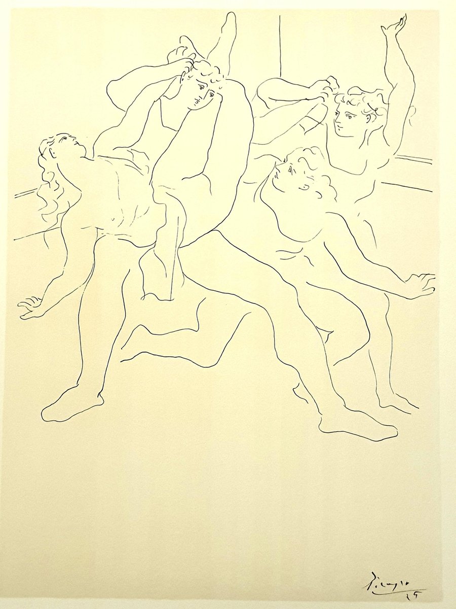 Four Ballet Dancers Lithograph after Pablo Picasso, 1946