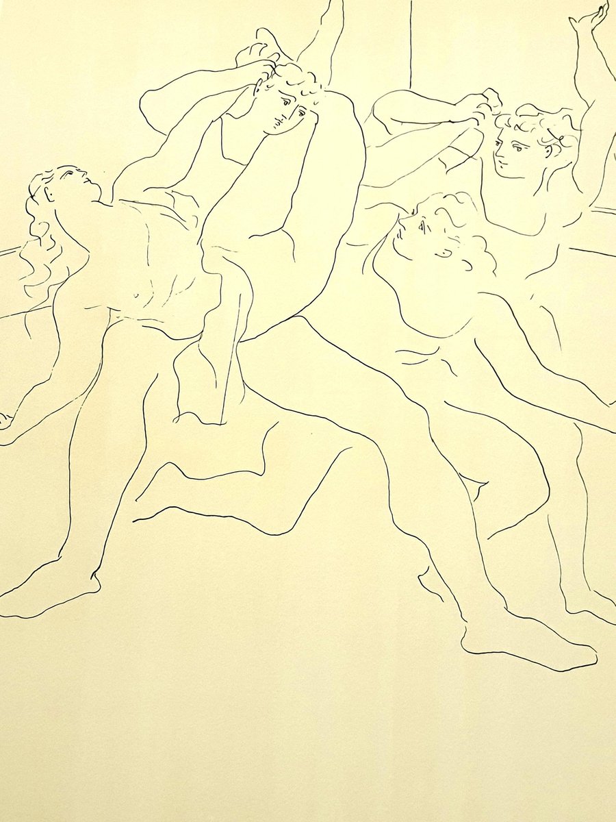 Four Ballet Dancers Lithograph after Pablo Picasso, 1946