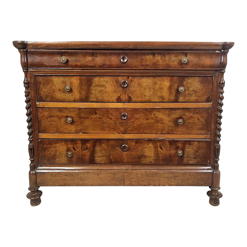 Four Drawer Wooden Dresser