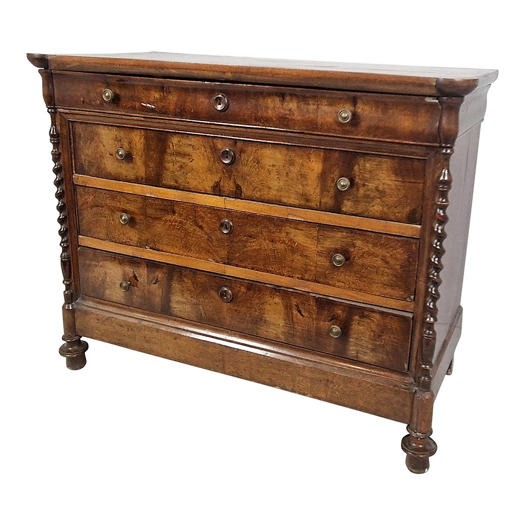 Four Drawer Wooden Dresser