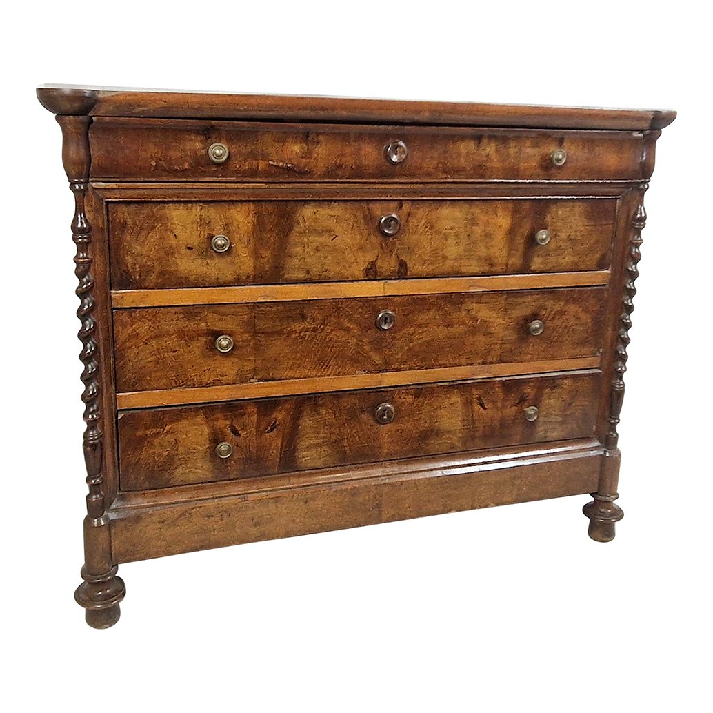 Four Drawer Wooden Dresser