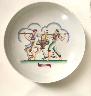 Four Season Plates by Gio Ponti, 1960s, Set of 4-RDZ-933252