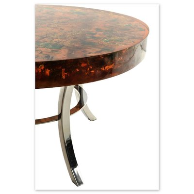 Fractal Resin Coffee Table Signed Henri Fernandez-NQ-1082081