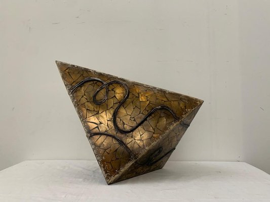 Fragments of Golden Mirror Vase, 1980s-IJR-1410948