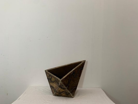 Fragments of Golden Mirror Vase, 1980s-IJR-1410948