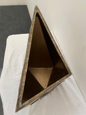 Fragments of Golden Mirror Vase, 1980s-IJR-1410948