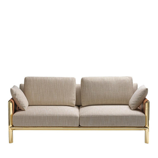 Frame Beige 2-Seater Sofa