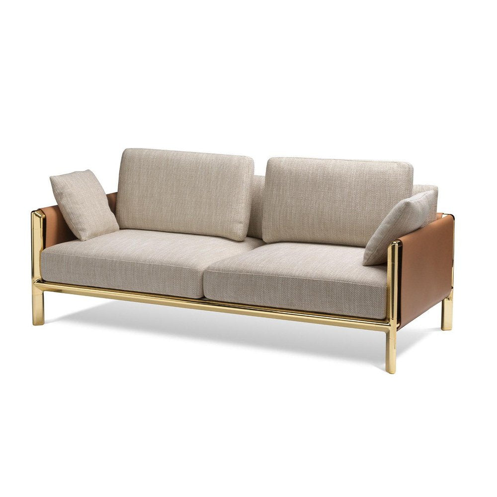 Frame Beige 2-Seater Sofa