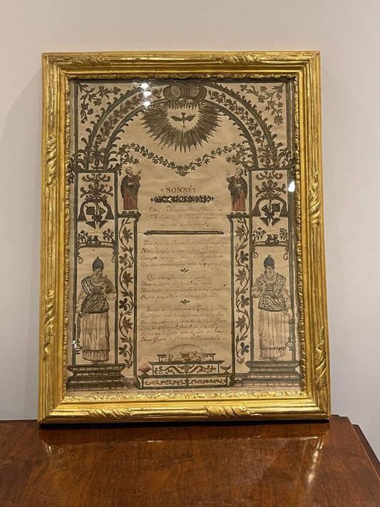 Framed Illumination, Late 18th Century