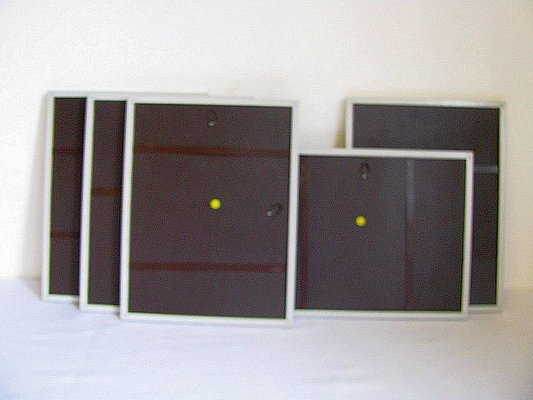 Framed Posters by Victor Vasarely, 1970s, Set of 5-SZW-829860