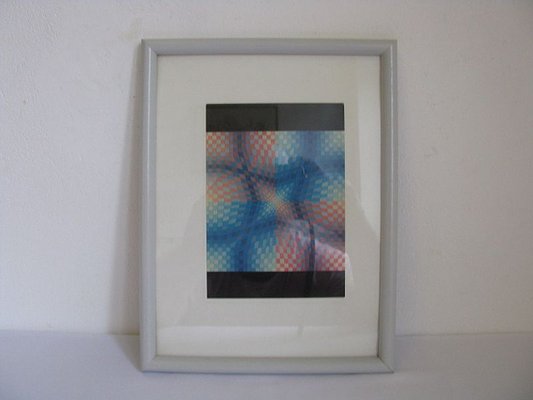 Framed Posters by Victor Vasarely, 1970s, Set of 5-SZW-829860