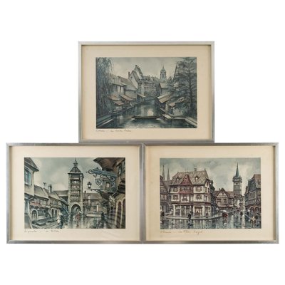 Framed Reproductions, Set of 3-WFS-911021