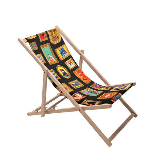 beech wood Deck Chair Frames by Seletti