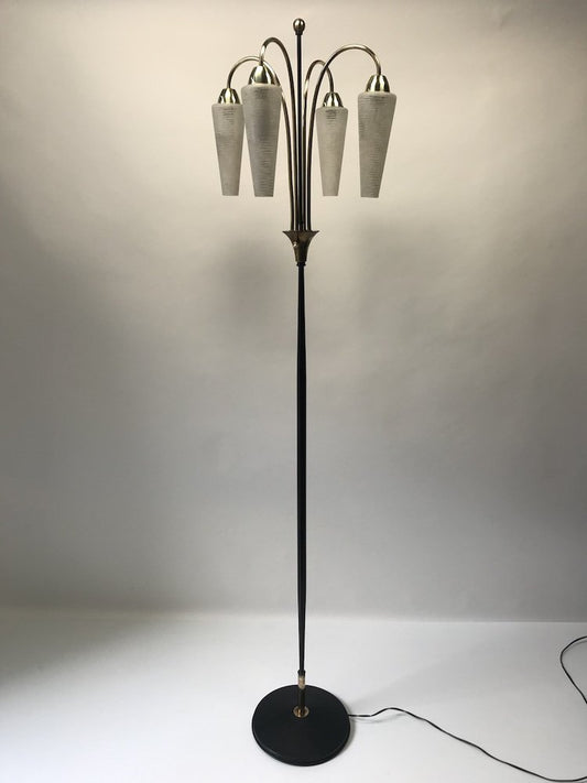 France Floor Lamp from Maison Arlus, 1950s