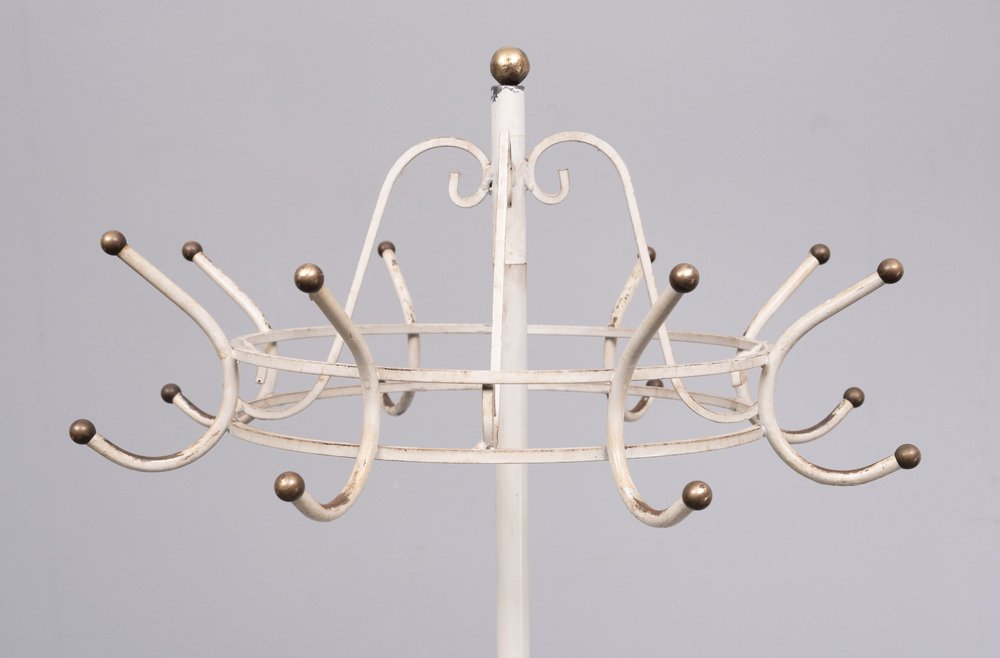 France Provincial Standing Coat Rack, 1950s