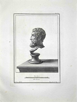 Francesco Cepparoli, Ancient Roman Busts, Etching, Late 18th-Century-ZCI-972037