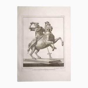 Francesco Cepparoli, Legionnaire with the Horse, Etching, 18th-Century-ZCI-1163446