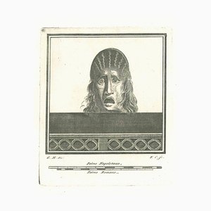 Francesco Cepparuli, Ancient Theatrical Mask, Etching, 18th Century-ZCI-1759314